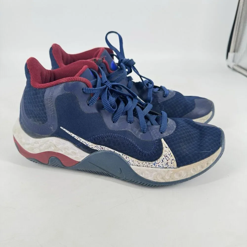 Nike Renew Elevate CK2669-400 Basketball Shoes Men’s Size 8.5 Blue